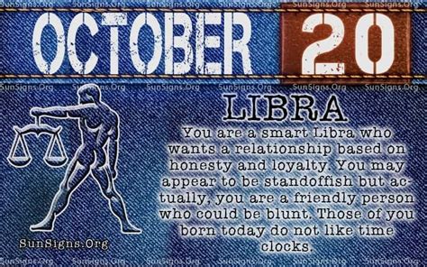October 20 Zodiac Birthday Horoscope Personality Sunsignsorg
