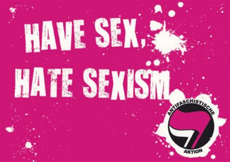 Have Sex Hate Sexism Sticker 10 Units Mbst149