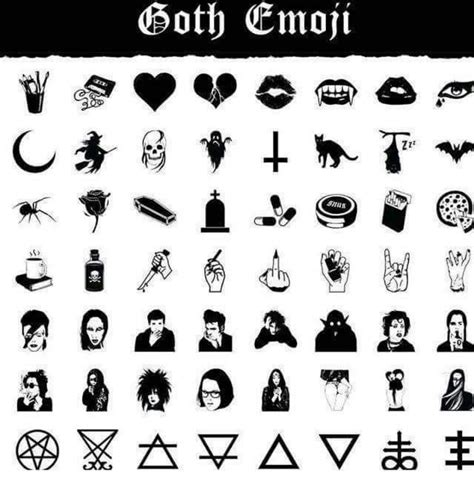 Goth Emojis Funeral Music Eddie Martinez Dark Images Morbid Coven