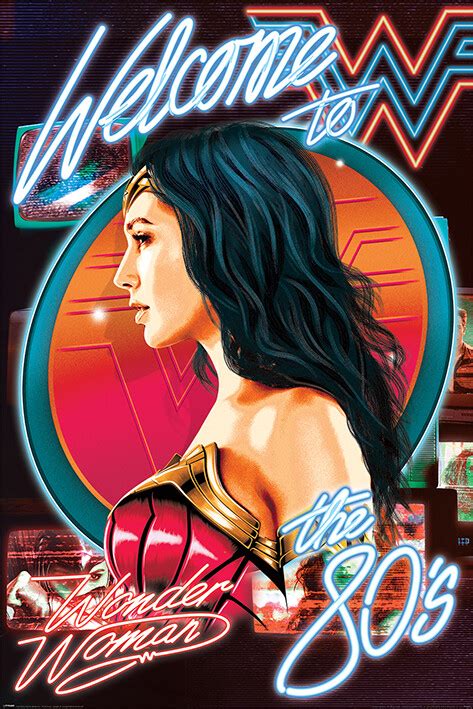 Wonder Woman 1984 Welcome To The 80s Plakát Obraz Na Zeď 31 Zdarma Posterscz