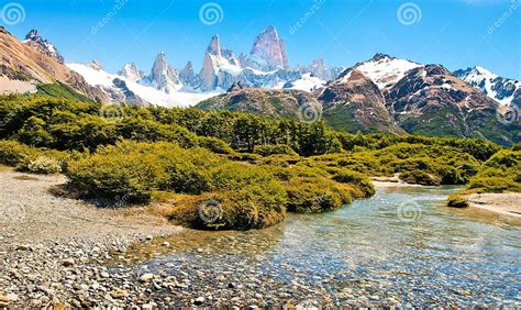 Beautiful Landscape In Patagonia South America Stock Image Image Of