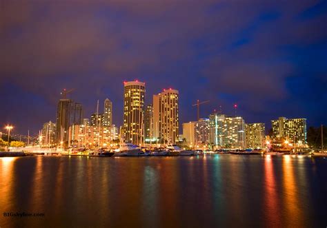Images And Places Pictures And Info Honolulu City Skyline