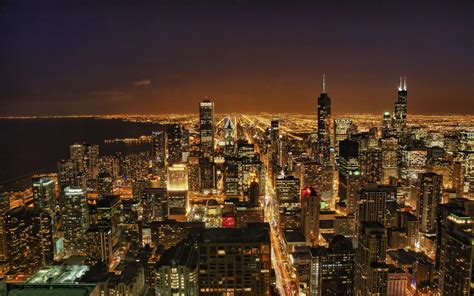 chicago at night wallpapers top free chicago at night backgrounds wallpaperaccess