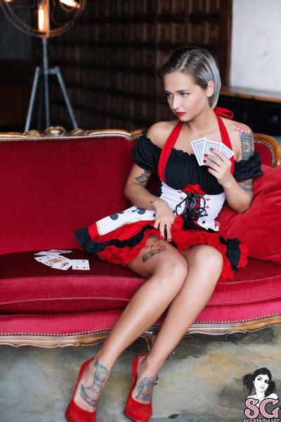 Beautiful Sexy Suicide Girl Valeriya The Queen Of Cards High