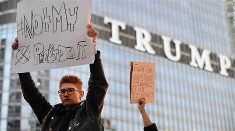 Protesters Target Trump Buildings In Street Rallies Across The Us