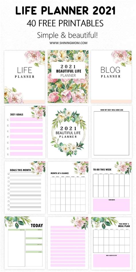 This Free Printable Planner 2021 Will Make You Enjoy Planning And