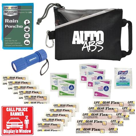 Health And Wellness First Aid Kits Slimline Auto First Aid Kit