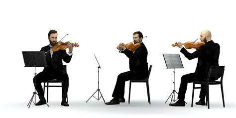 3d scan violin trio