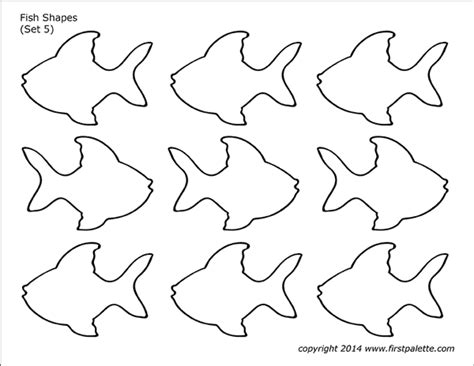 The spruce / lara antal a free envelope template is a great alternative to going out and b. Fish Shapes | Free Printable Templates & Coloring Pages ...