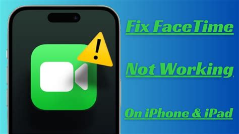 How To Fix Facetime Not Working On Iphone Ipad Ios 17 Youtube