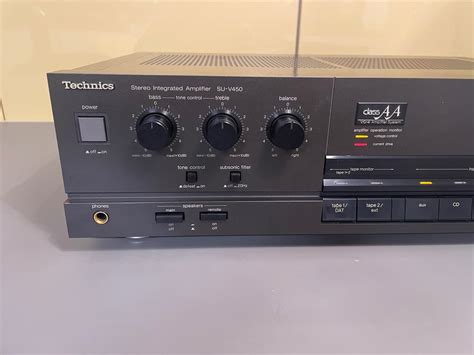 technics su v450 stereo integrated amplifier 1988 89 audio amplifier catawiki
