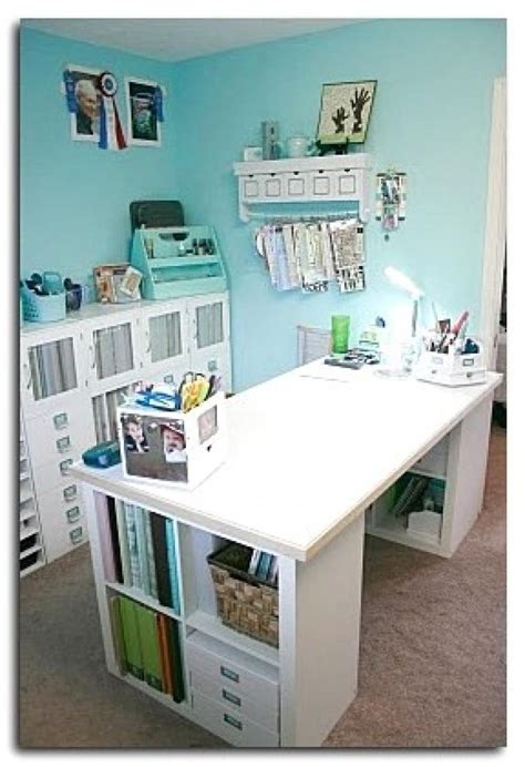 I simply used craft paints to transform the boxes, and i love how they. 30+ Best Colorful Craft Room Decoration Ideas in 2020 ...