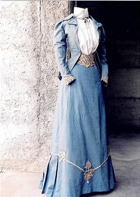 1890s Day Dress Vêtements Historiques Tenue Vintage Mode