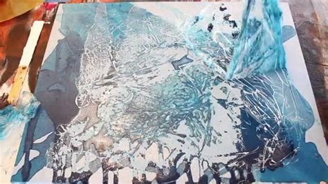 Poured Acrylic Painting Ice Ice Baby Youtube