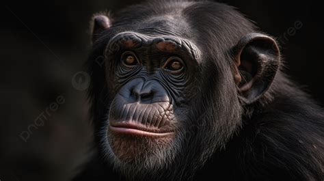 Chimpanzees Have A Strong Sense Of Direction Background, Calm Face Of