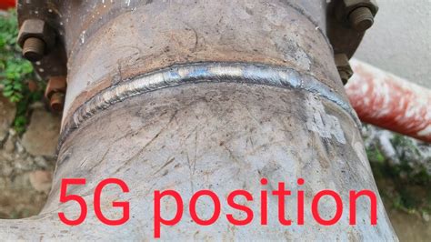 5g Position Final Capping In 10inch Pipe Arc Welding Youtube