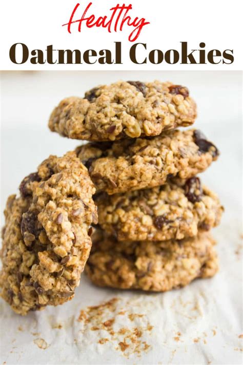 When you combine that with the crunch and creaminess of macadamia nuts, it results in a wonderful cookie that can't get enough of! Healthy Oatmeal Cookies - Healthy Oatmeal Raisin Cookies ...