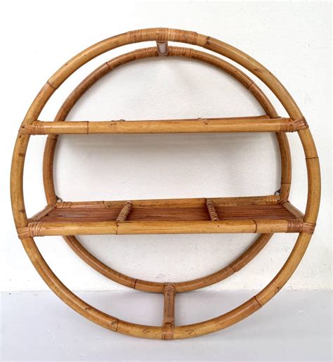 The scribble circle rattan wall art is a crate and barrel exclusive. Mid-Century Rattan and Wicker Wrap Round Wall Mounted ...