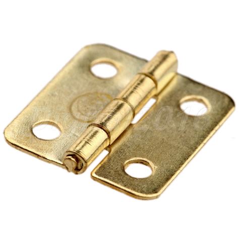 Golden Mini Hinge Jewellery Box Cabinet Drawer Door Hardware Hinge With