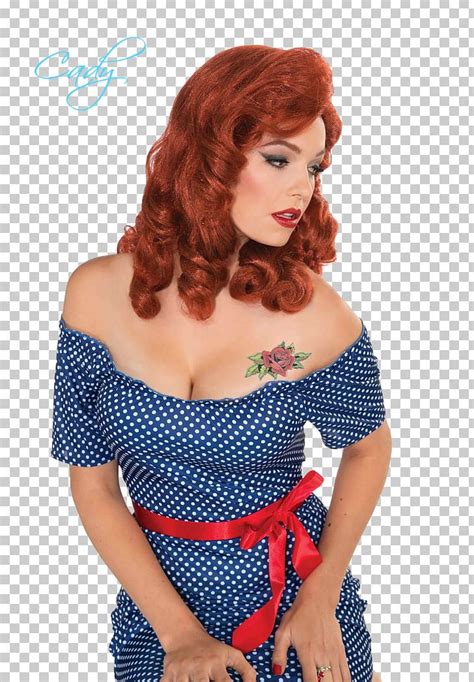 Costume 1950s Wig 1940s Pin Up Girl PNG Clipart 1940s 1950s Brown
