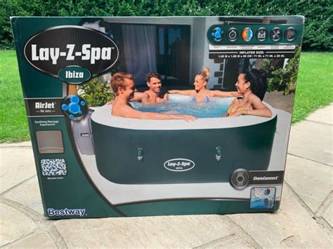 Lay Z Spa Ibiza Airjet Person Square Inflatable Hot Tub Like Hawaii For Sale From United