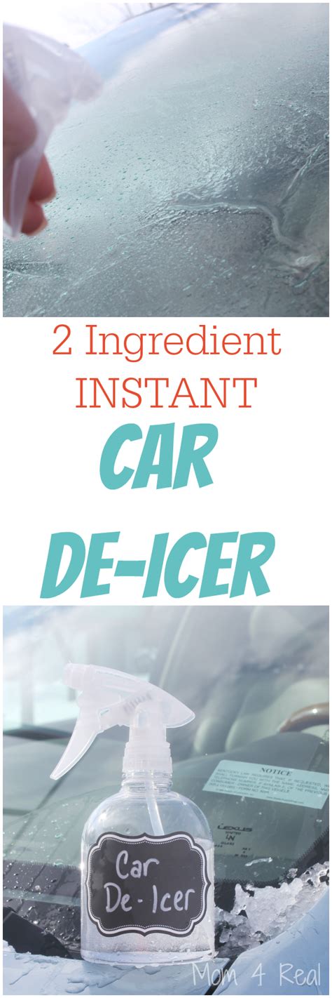 2 Ingredient Instant Car De Icer Spray Ice Mom 4 Real