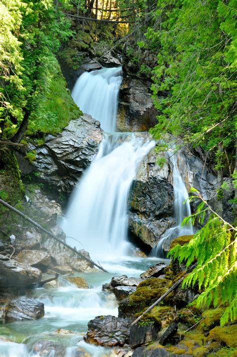 Crazy Creek Falls Near Craigellachie Bc Jim Mcewan Flickr
