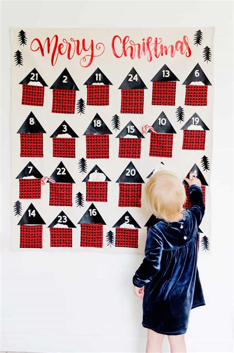 Sew A Pocket Advent Calendar With The Cricut Maker See Kate Sew
