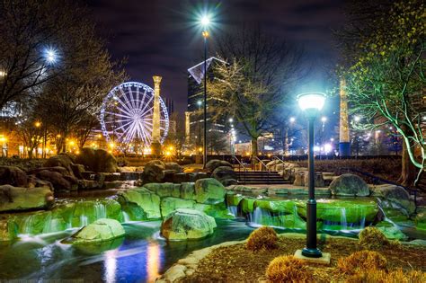 Centennial Olympic Park Ferriswheel Atlanta Georgia America