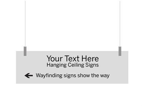 Maybe you would like to learn more about one of these? Hanging Ceiling Signs | Suspended Office Signs | Ceiling ...