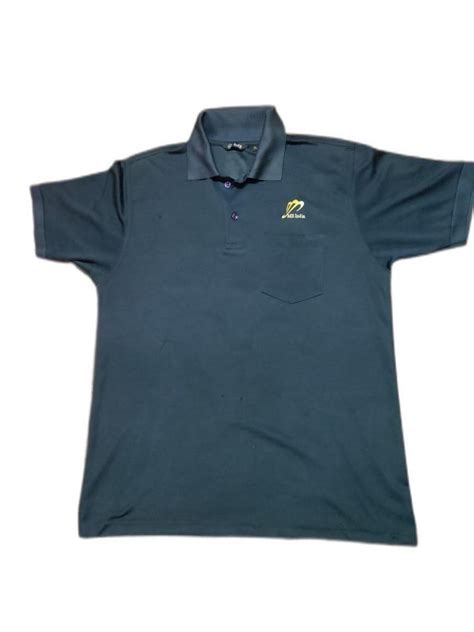 Cotton Plain Men Black Polo Neck T Shirt At Rs 210piece In Delhi Id