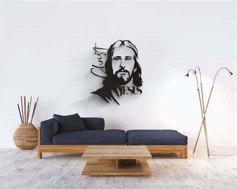 Christian Wall Art Face Of Jesus Christ Metal Wall Art Etsy