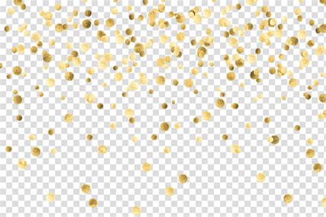 Free Download Confetti Gold Confetti Transparent Background Png