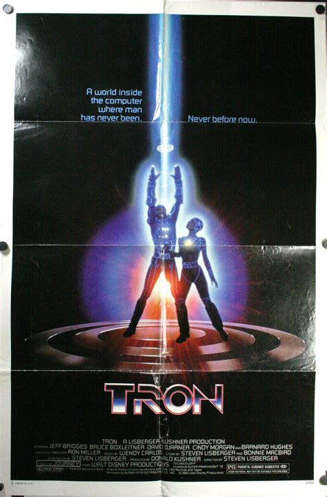 With canva print, your custom poster is taken care of from start to finish. TRON, Jeff Bridges Steven Lisberger Original Vintage ...