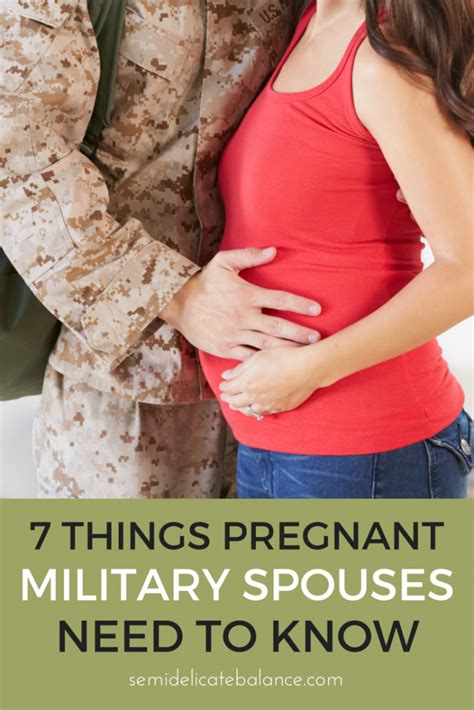 7 things pregnant military spouses need to know