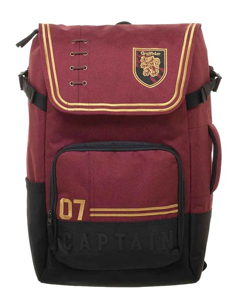 Buy Harry Potter Backpack Gryffindor Seeker 07 Captain Logo New