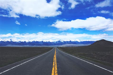 Open Road Landscape Royalty Free Stock Photo And Image