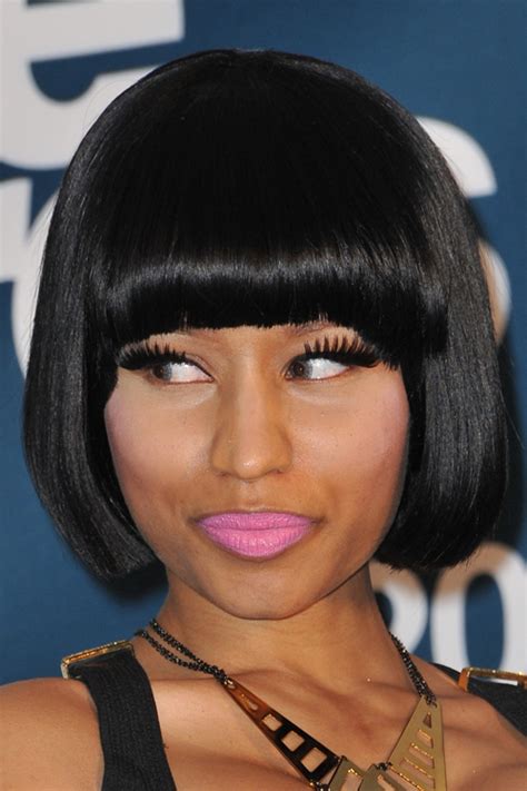 Nicki Minaj Bob Hairstyles Ecrusd