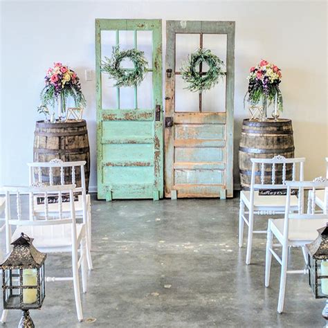 Rustic Vintage Door Backdrop The Wedding Shop