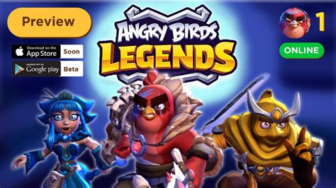 Angry Birds Legends Ios Android Beta Preview Gameplay Part 1