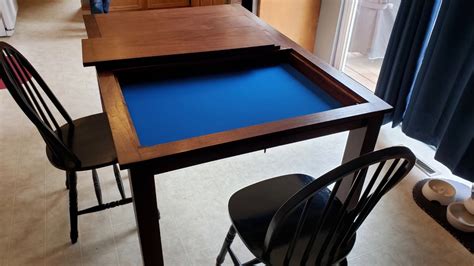 Conversion Board Game Table With Vaultdining Table Built From Plans