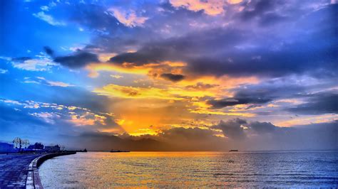Beautiful Sea Sunset Hd Nature 4k Wallpapers Images