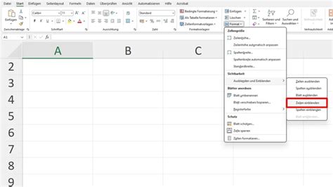 Excel alle Zeilen einblenden einfach erklärt mit Video
