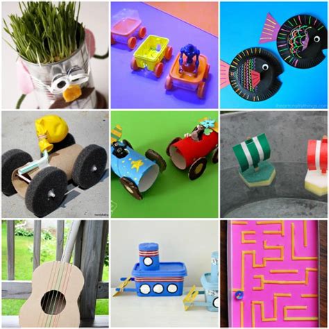 10 Brinquedos E Artesanatos Com Reciclagem Para O Dia Das Crianças