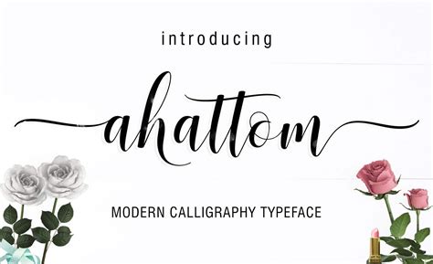Ahattom Modern Script Font Free Download Free Script Fonts