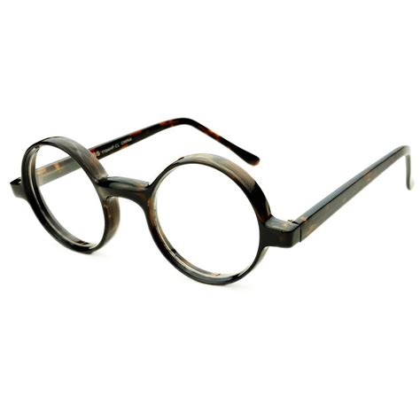 Retro Style Thick Frame Clear Lens Circle Round Glasses Frames R42