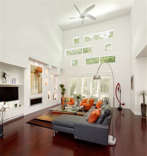Indoor ceiling fans without lights. Modern Ceiling Fans and Contemporary Living Space to Decor ...