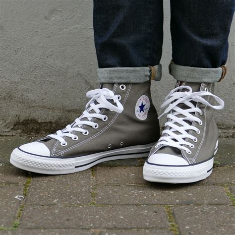 Express your individuality with new low & high top chuck taylor all star sneakers. Converse Chucks All Star Hi 1J793C Charcoal Canvas Schuhe ...