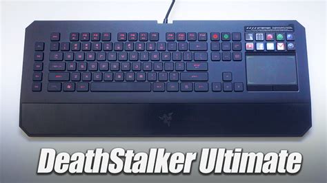 Razer Deathstalker Ultimate Gaming Keyboard Youtube