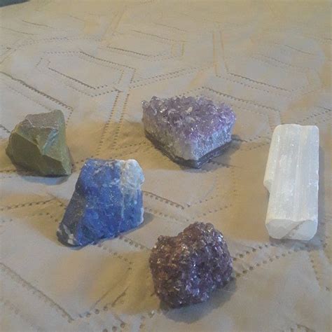 Intuitively Chosen Raw Crystal Set Natural Crystal Collection Etsy